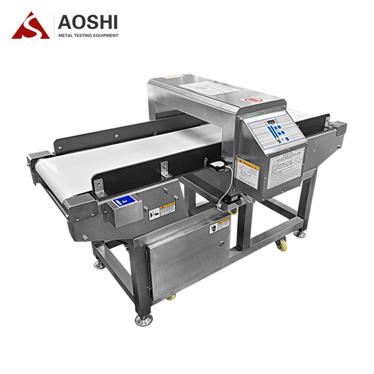 Detector de metales de productos en bolsas de papel de aluminio